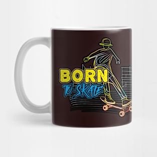 Skateboard Art Design Mug